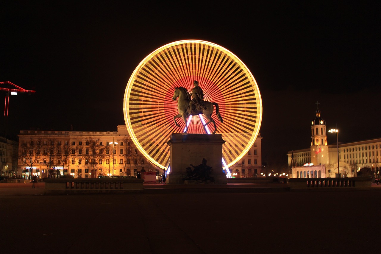 Experience the Magic of a Ferris Wheel Christmas Tree with Train and Village