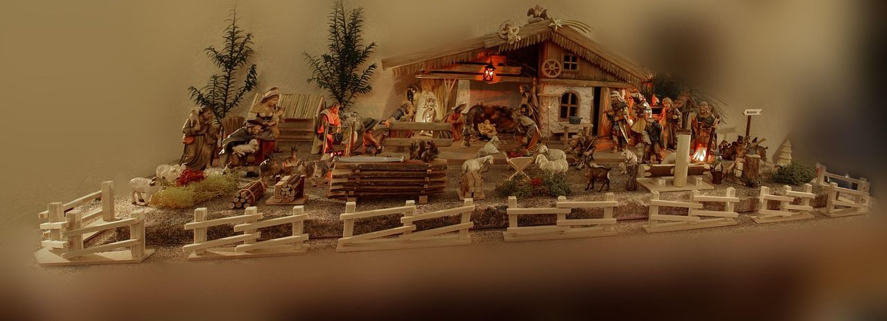 Creating a Beautiful Outdoor Christmas Nativity Scene for the Holidays