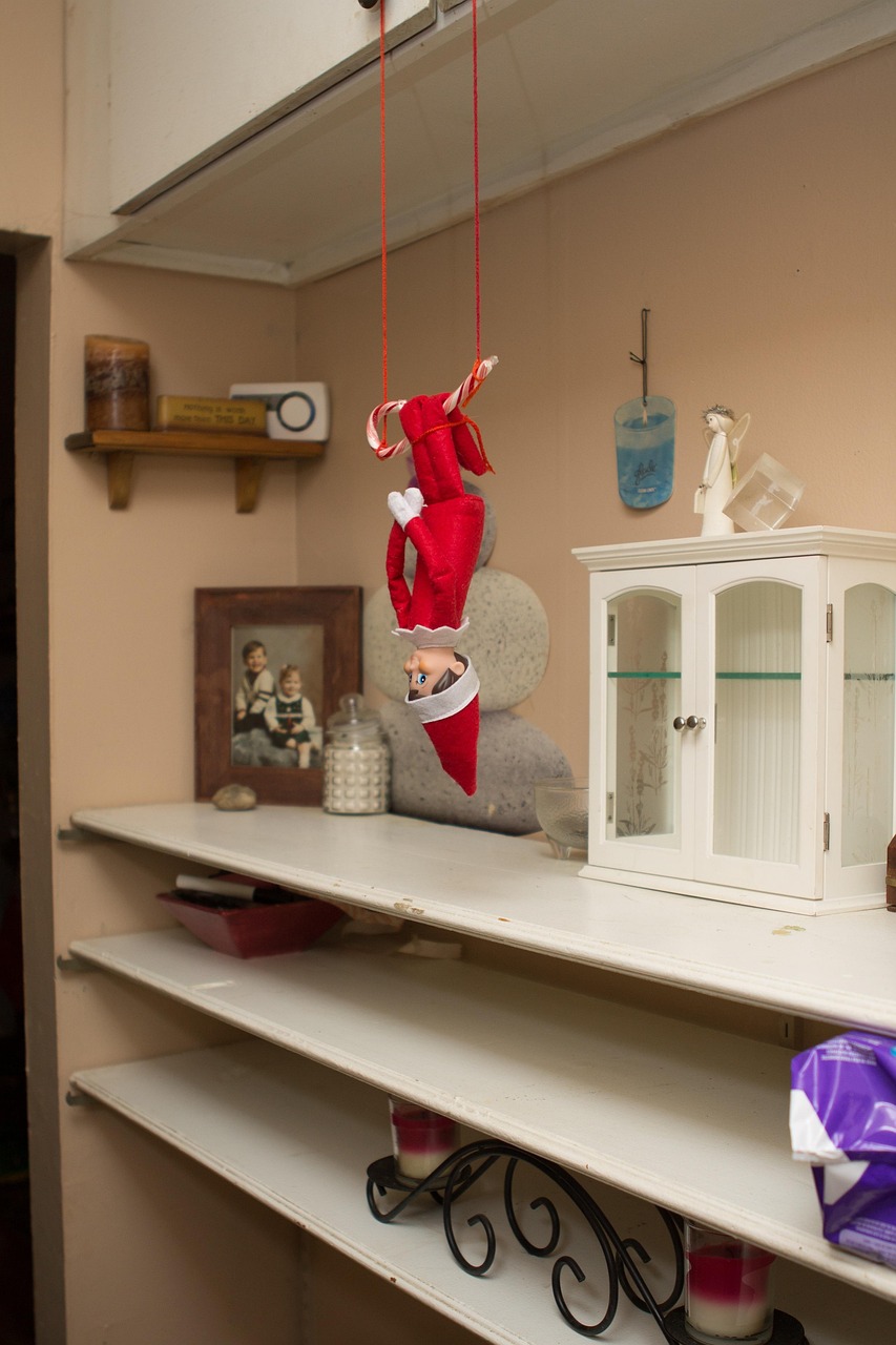 Funny Elf Last Minute Elf on the Shelf Ideas